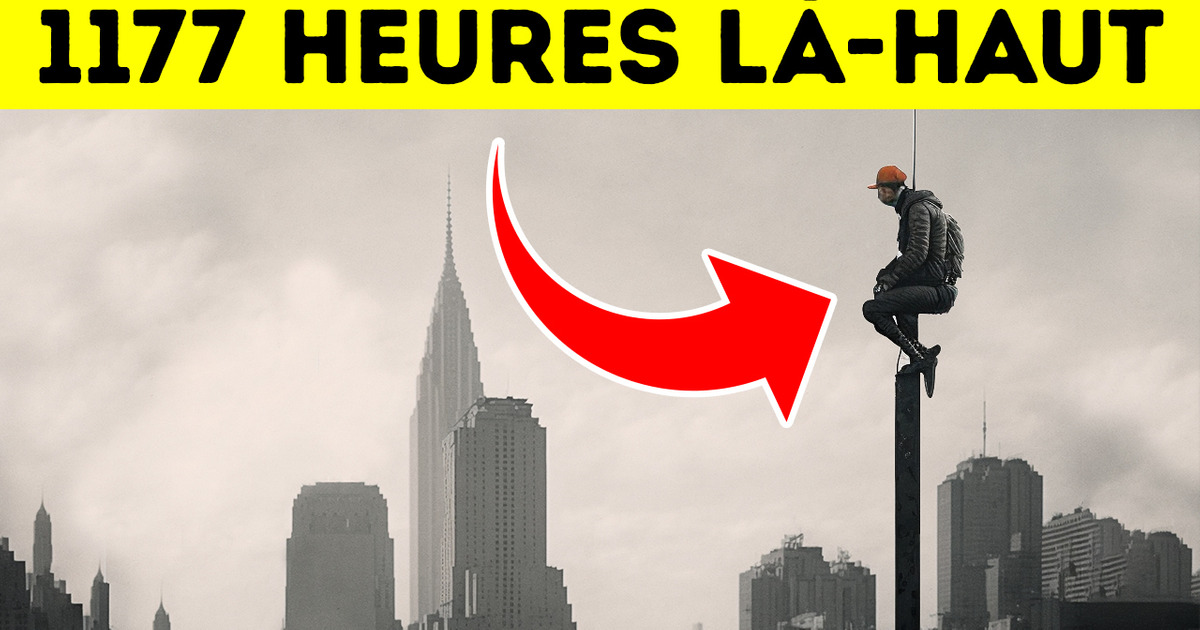 L’homme qui a passé 49 jours assis sur un mât de drapeau