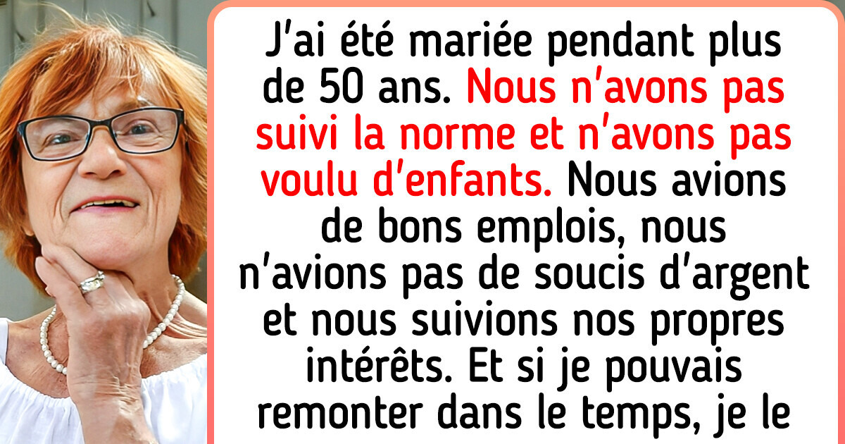 Une femme de 85 ans a écrit une lettre poignante aux personnes qui hésitent à avoir des enfants Une femme de 85 ans a écrit une lettre poignante aux personnes qui hésitent à avoir des enfants