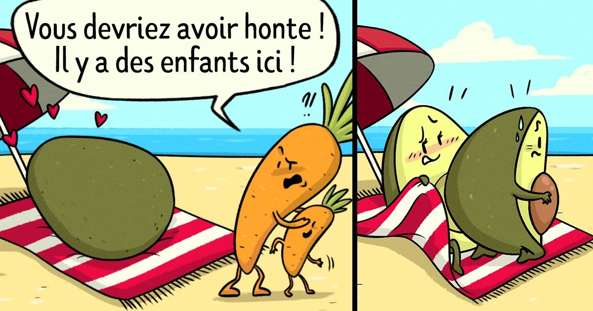 Les vacances peuvent s’avérer très amusantes malgré les imprévus, et ces 13 illustrations le prouvent !