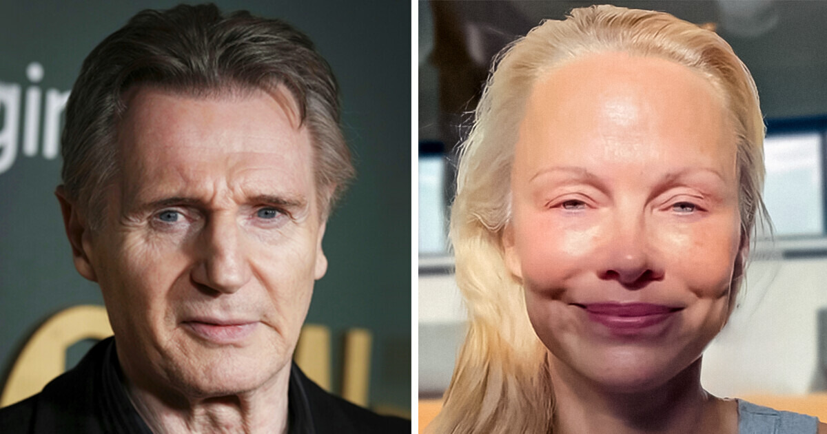 Liam Neeson admet être "follement amoureux" de Pamela Anderson, et l’actrice réagit