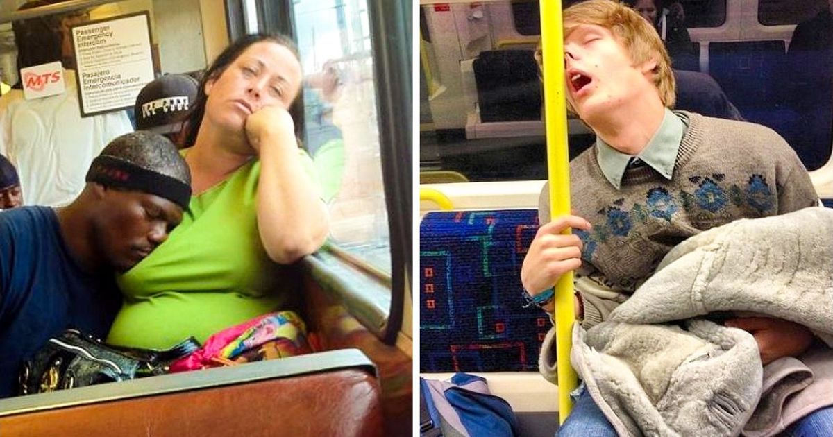 Ces 25 photos de personnes surprises en train de dormir vont te faire mourir de rire !