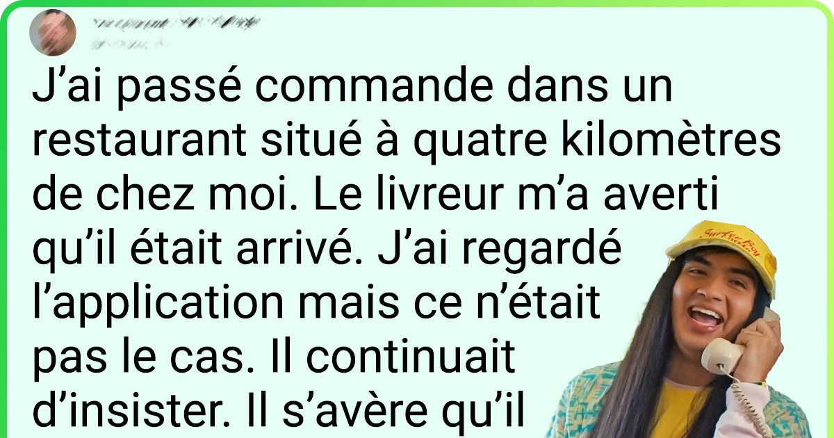 23 Livreurs qui ne se sont pas donné de mal pour faire leur travail