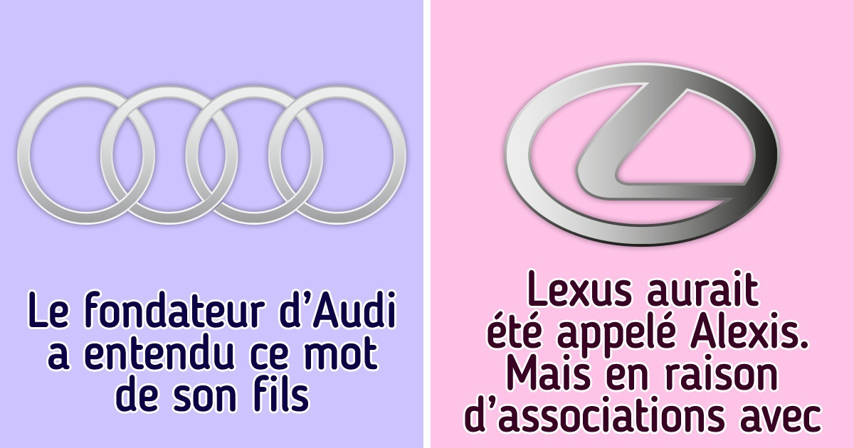 Voici comment les noms des voitures ont été inventés et ce qu’ils signifient