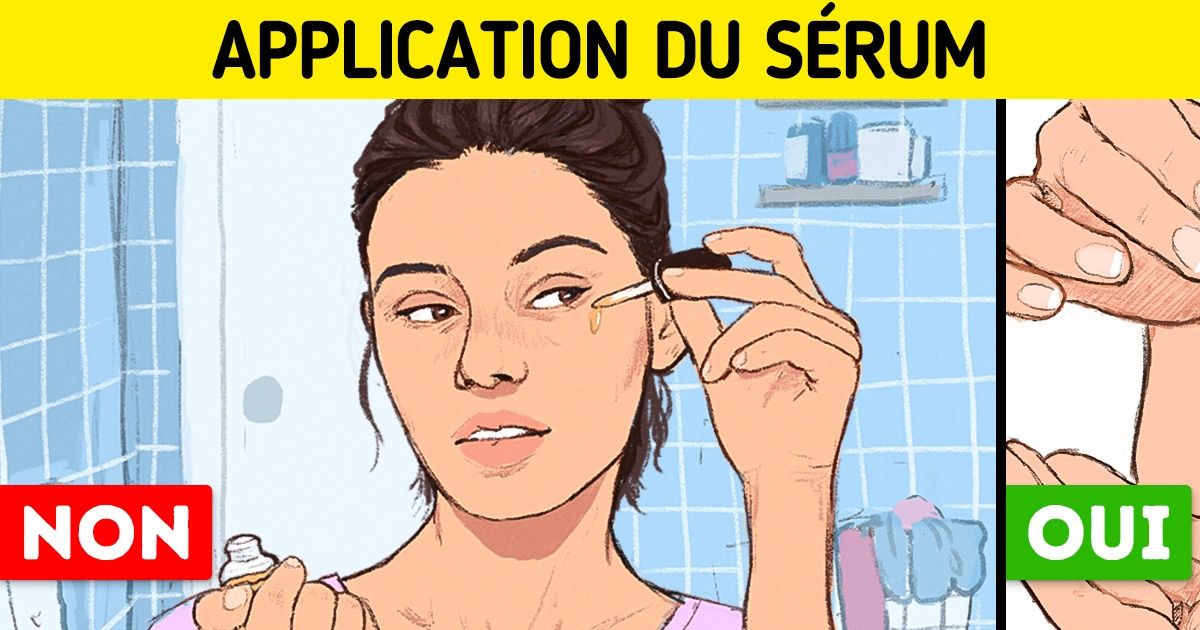Voici l’ordre dans lequel tu dois appliquer tes produits pour le visage