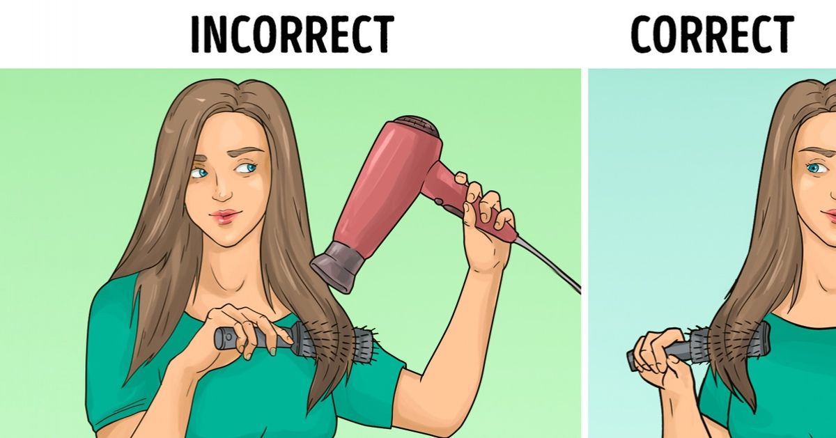 15 Erreurs commises lors de l’utilisation d’un sèche-cheveux (sécher les cheveux de bas en haut est une mauvaise idée) 15 Erreurs commises lors de l’utilisation d’un sèche-cheveux (sécher les cheveux de bas en haut est une mauvaise idée)