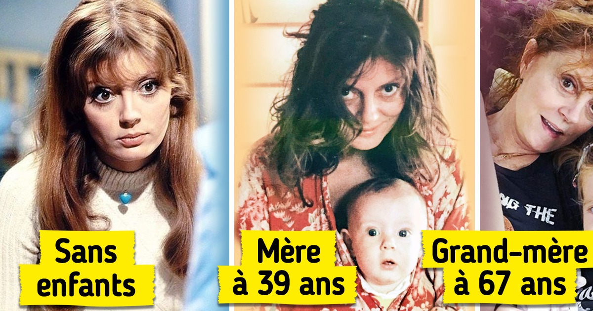 À chaque grossesse, les gens me disaient “Tu es folle ?”, Susan Sarandon et être mère après 40 ans