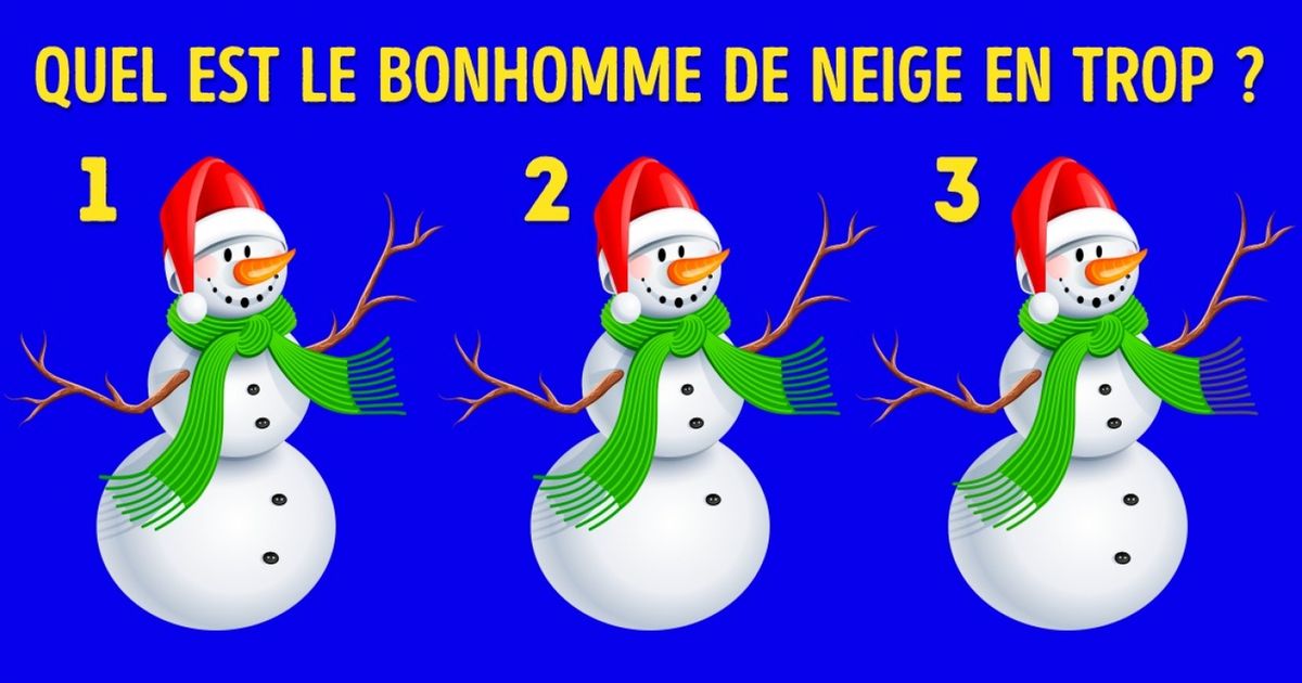 Ces quatre énigmes pour enfants peuvent tout autant intéresser les adultes