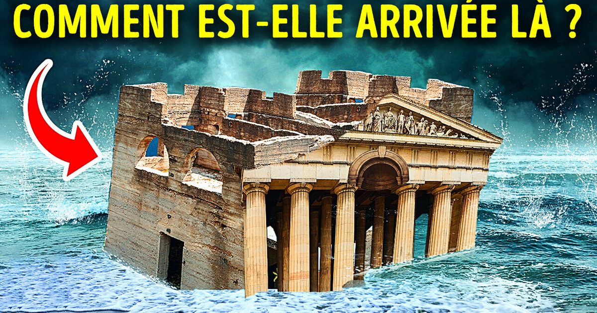 Un Étrange Bâtiment Est Mystérieusement Apparu Sur Une Plage