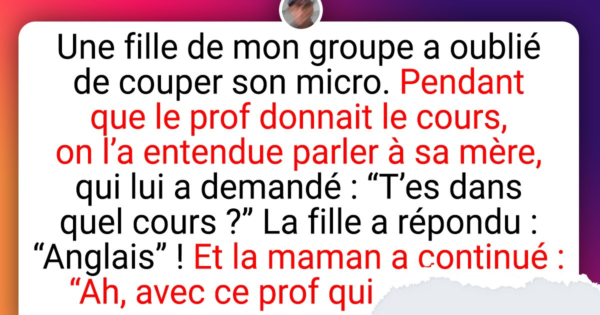 20 Personnes tête en l’air qui ont laissé leur micro allumé lors d’un appel vidéo et ont provoqué de nombreux rires