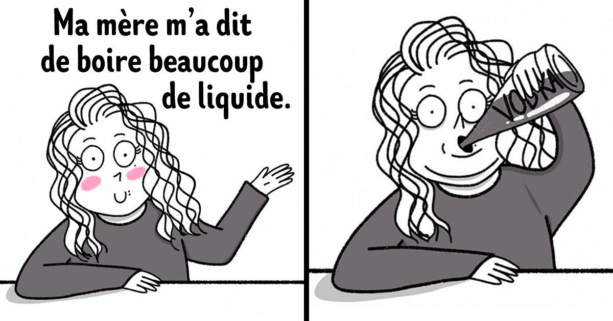 L’humour est le meilleur remède pour faire face aux petits problèmes de la vie, et ces 20 illustrations le prouvent !