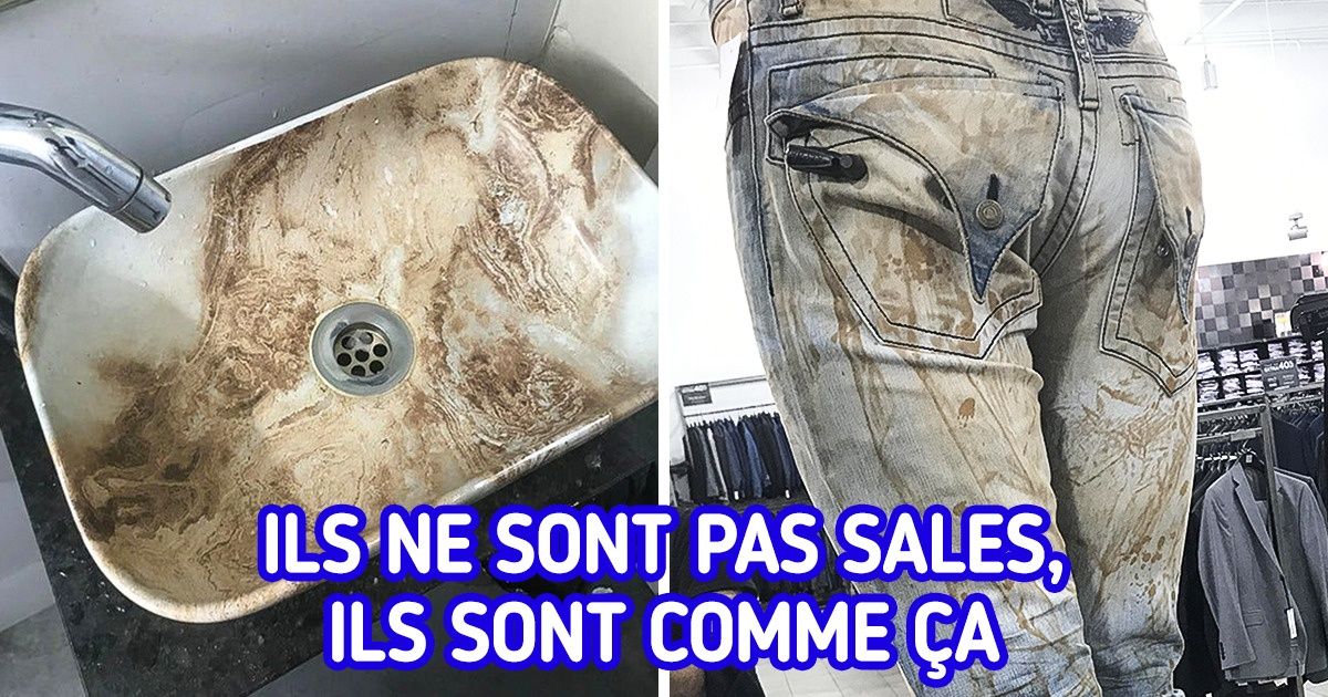 18 Motifs qui, en cherchant l’originalité, ont fini par sembler sales
