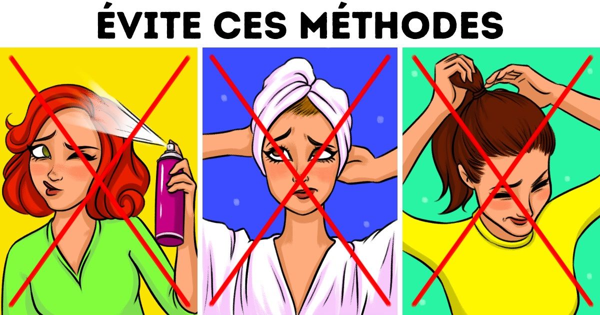 9 Erreurs de soin des cheveux qui rendent les shampoings, les baumes et les masques totalement inutiles