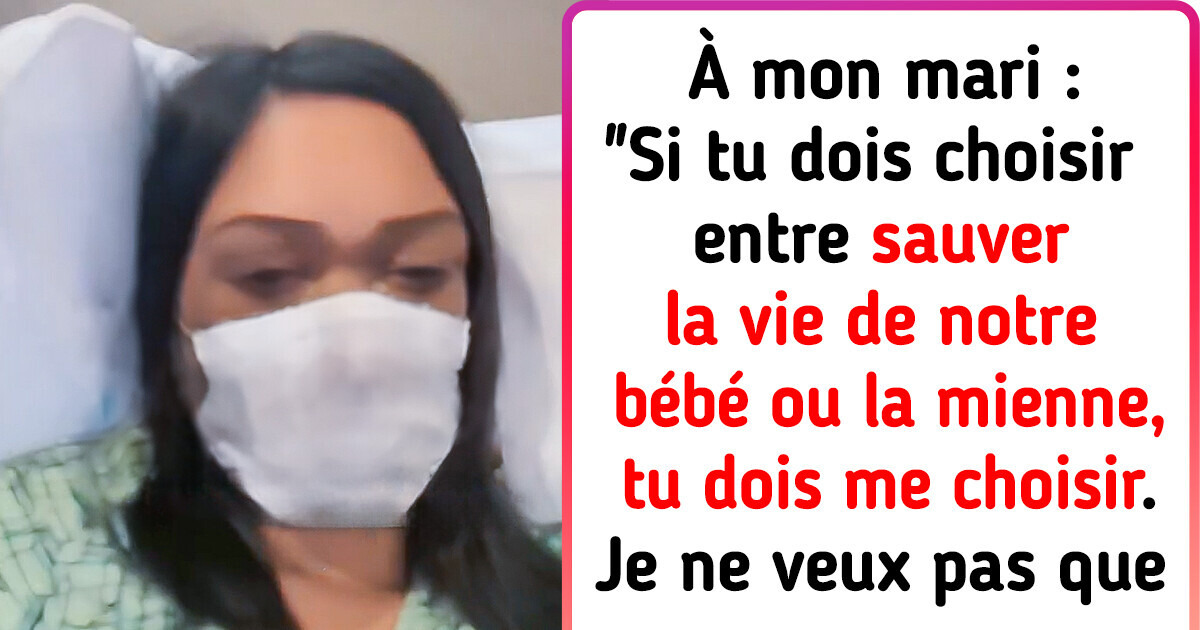 Une femme demande à son mari de la sauver au lieu de sauver leur bébé, déclenchant le débat du siècle