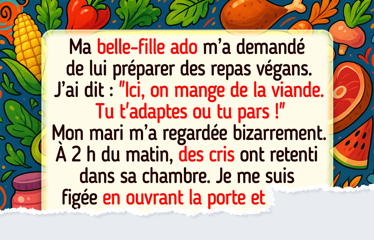 Je refuse de cuisiner vegan pour ma belle-fille — je ne suis pas sa bonne
