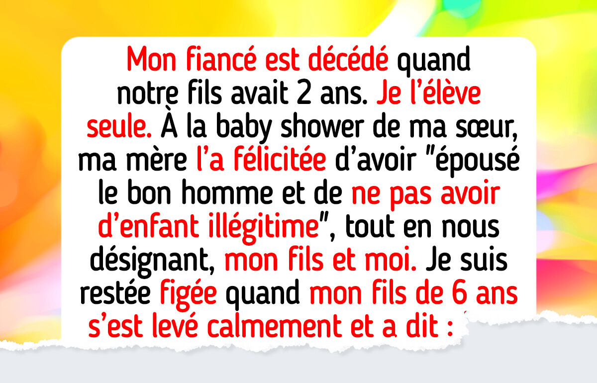 Mes parents m’ont humiliée, mon fils et moi, mais mon petit garçon s’est défendu tout seul Mes parents m’ont humiliée, mon fils et moi, mais mon petit garçon s’est défendu tout seul