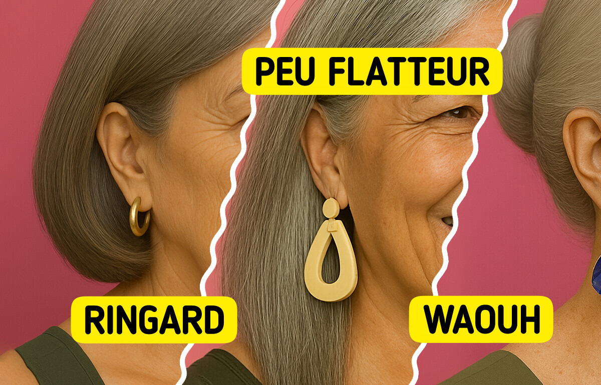 Les meilleures boucles d’oreilles pour sublimer les cheveux gris