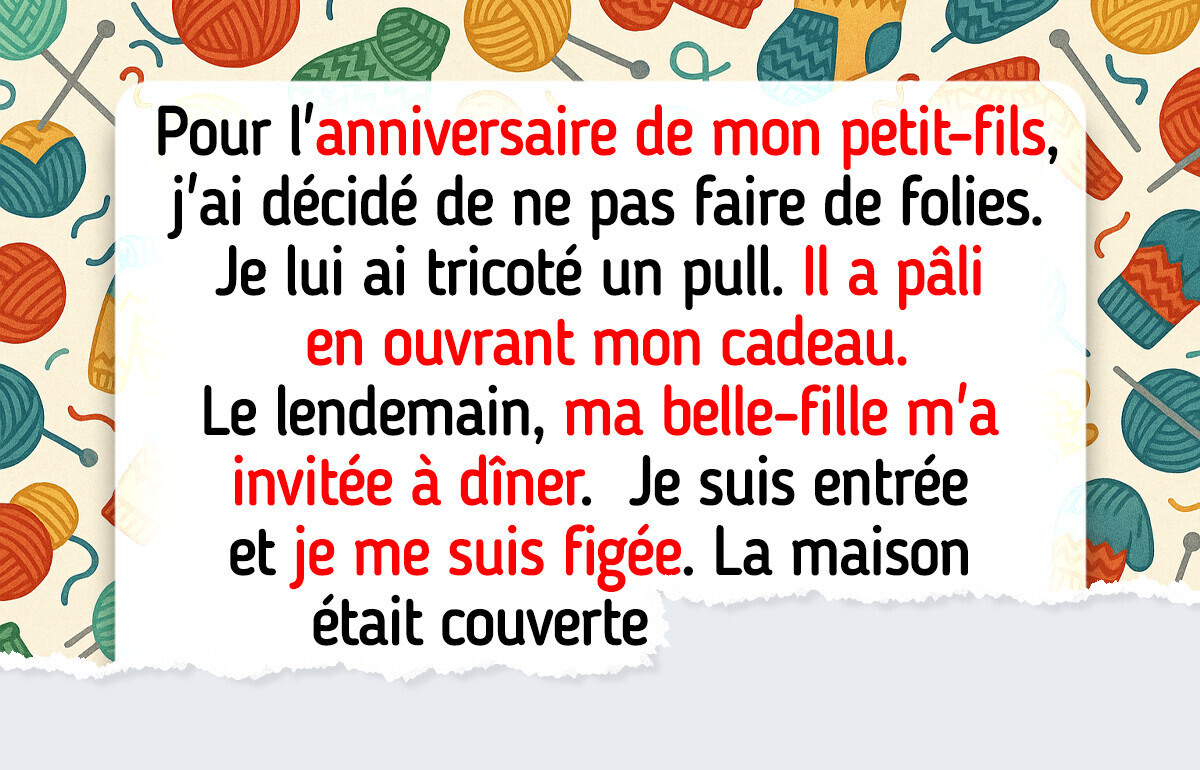 J’ai offert un petit cadeau d’anniversaire à mon petit-fils, cela a suscité un tollé dans la famille