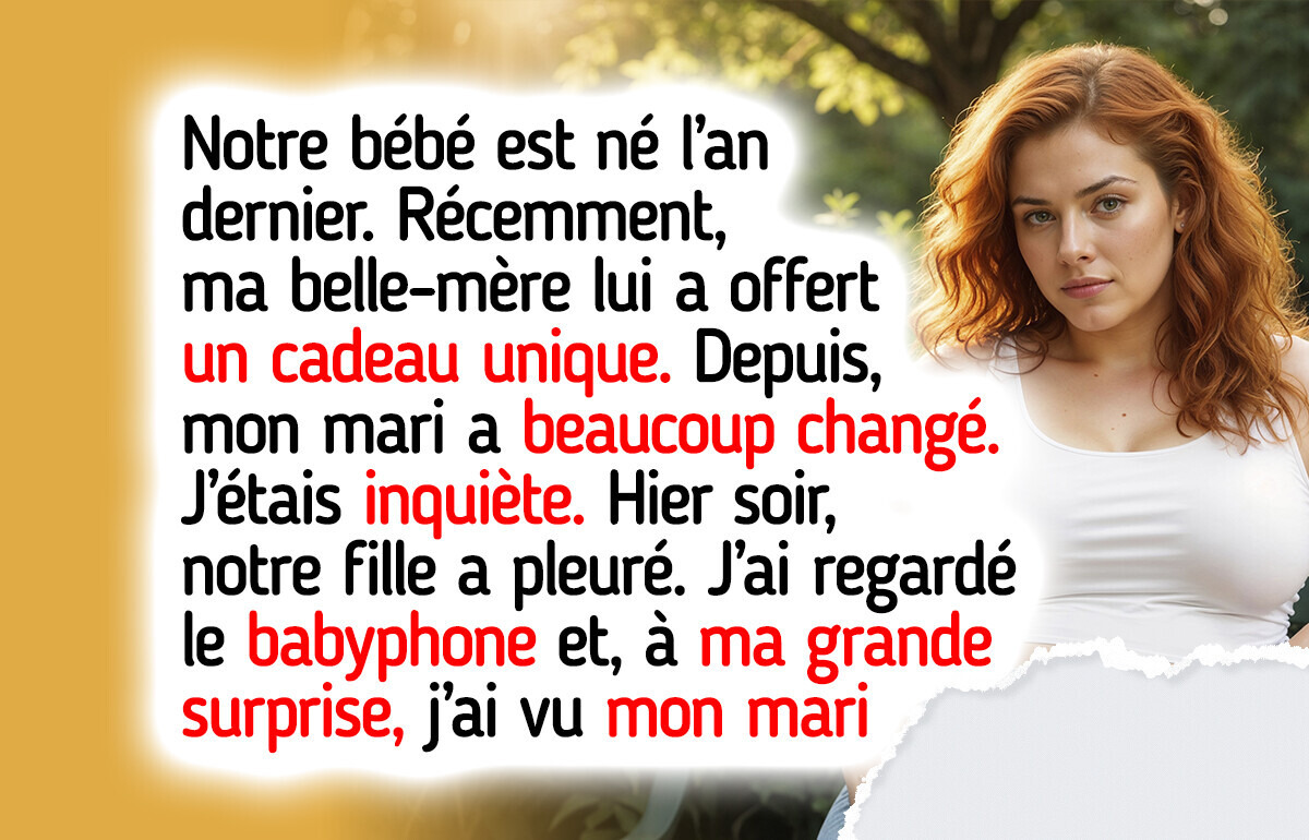 Mon mari a oublié d’éteindre le babyphone, et j’ai découvert par accident ce qu’il mijotait