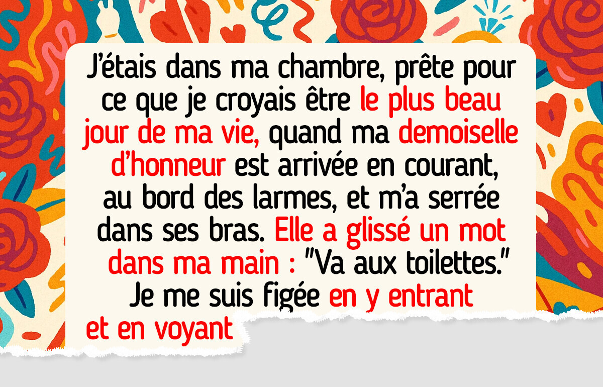 J’ai annulé mon mariage après avoir lu une lettre de ma demoiselle d’honneur