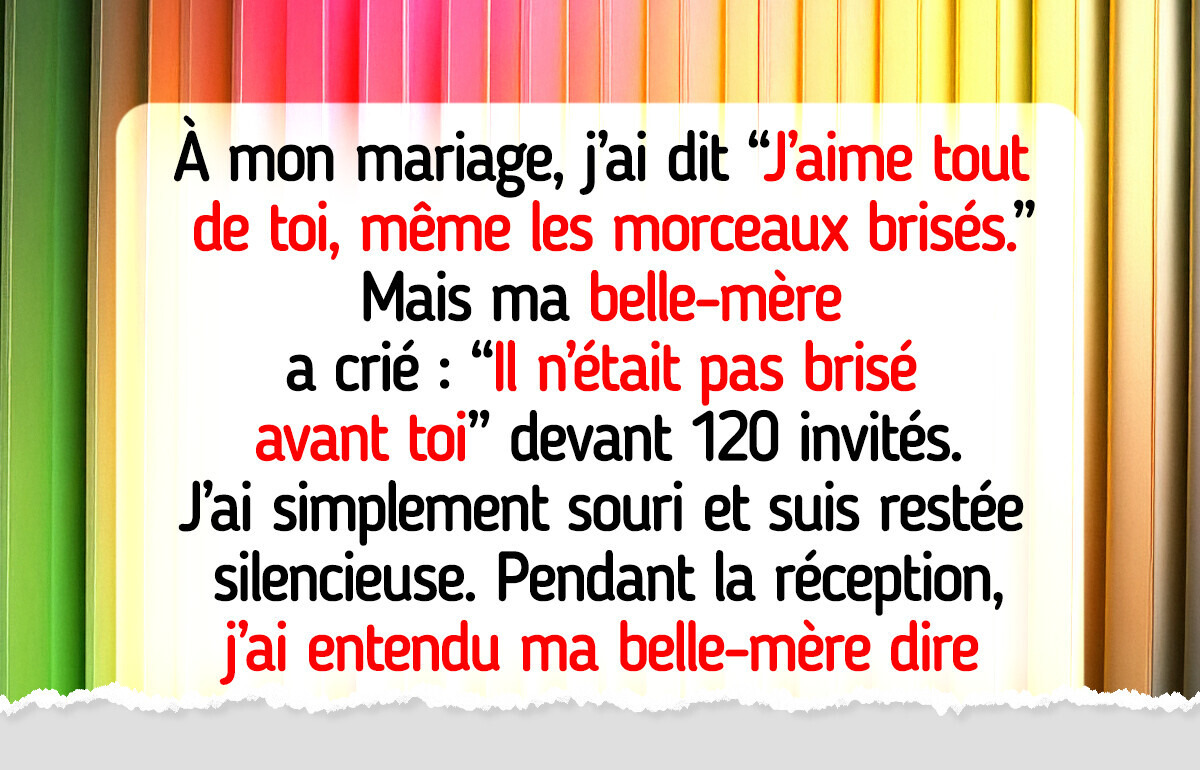 Ma belle-mère m’a humiliée en public lors de mon mariage, mais le karma a vite répondu