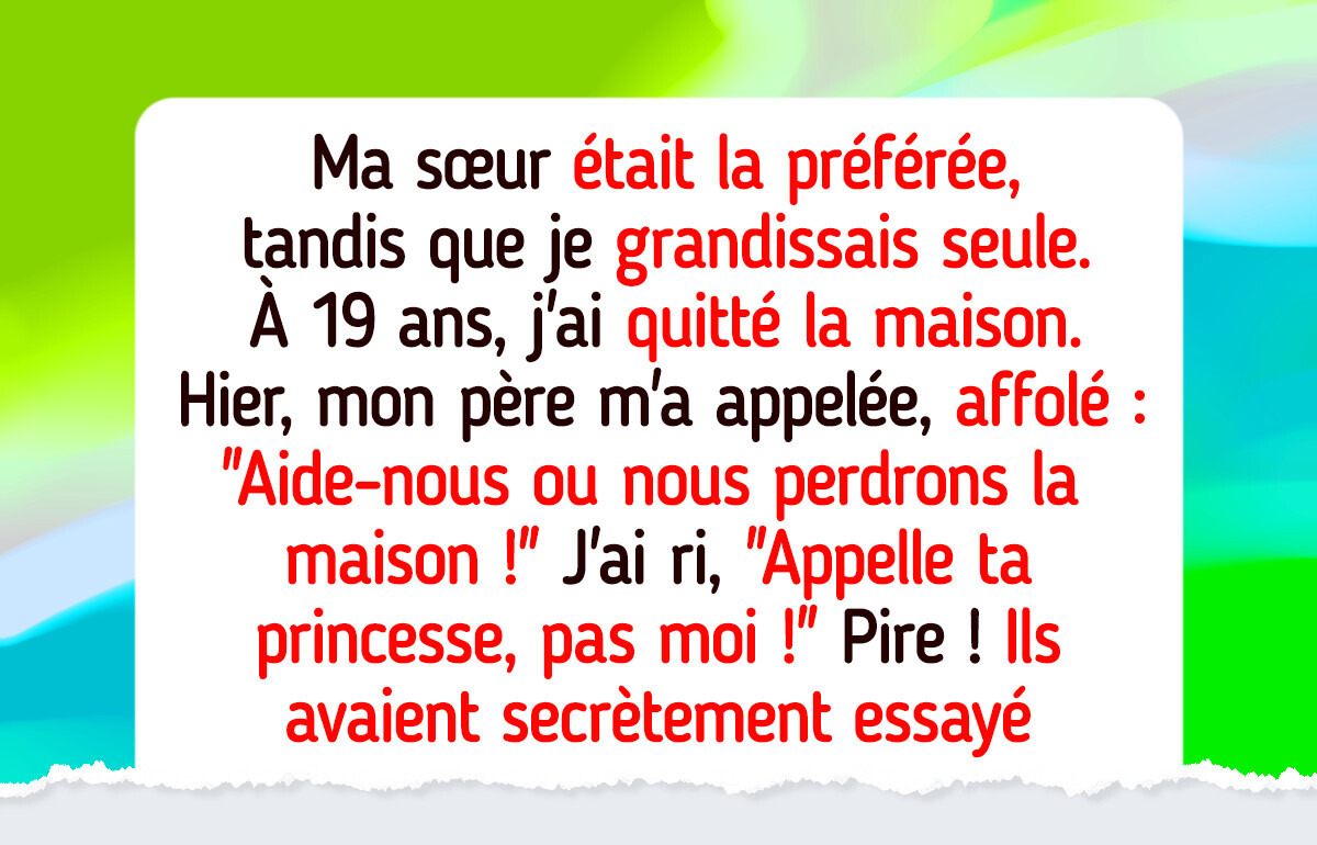 Ma famille m’a ignorée toute ma vie—et maintenant, soudainement, ils veulent mon aide