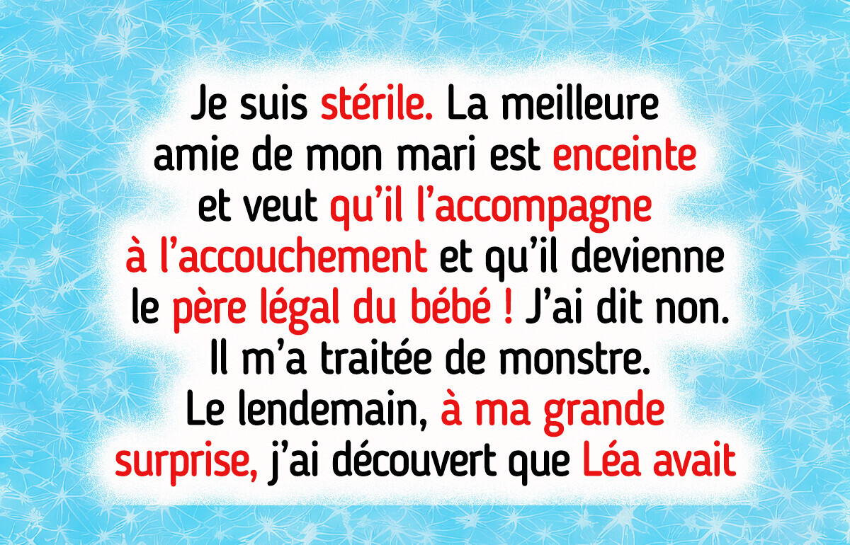 Je refuse que mon mari assiste à l’accouchement de sa meilleure amie, ce n’est pas son enfant