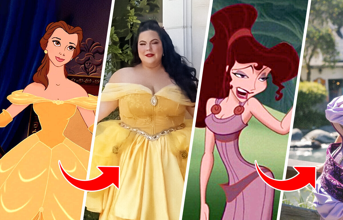 Magie de Disney et courbes réelles : une influenceuse grande taille réinvente les costumes des princesses Magie de Disney et courbes réelles : une influenceuse grande taille réinvente les costumes des princesses