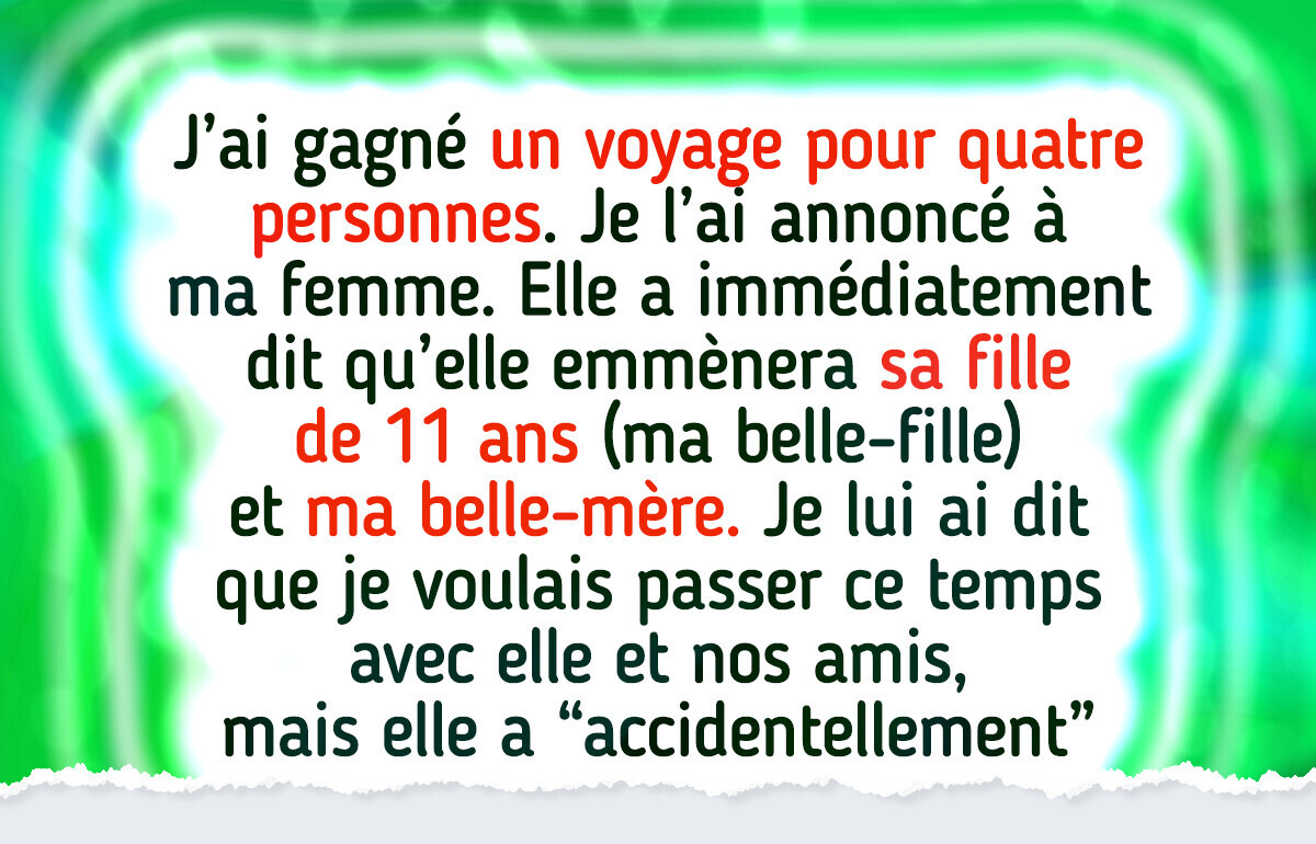 14 Personnes dont les vacances ne se sont pas passées comme prévu 14 Personnes dont les vacances ne se sont pas passées comme prévu