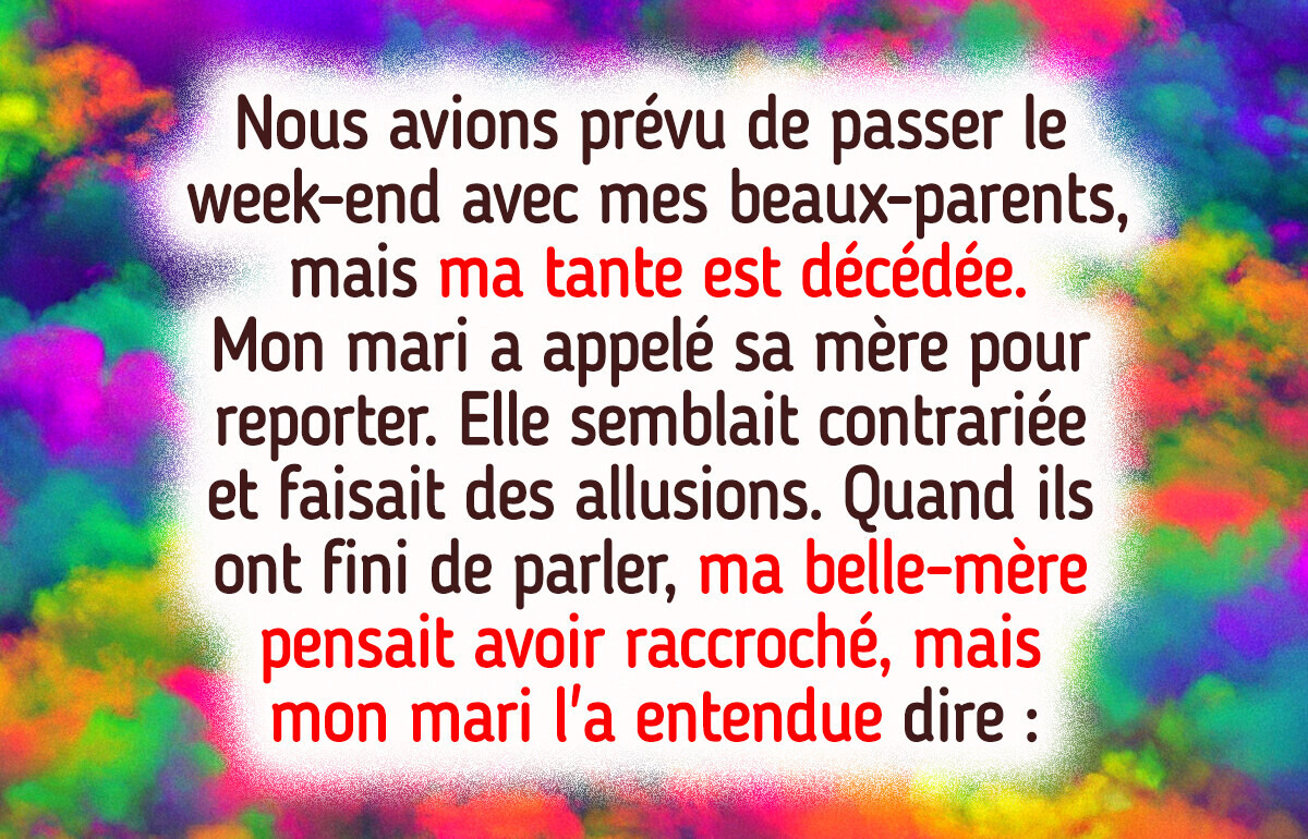 Ce que ma belle-mère a dit par “erreur” nous a ouvert les yeux pour toujours