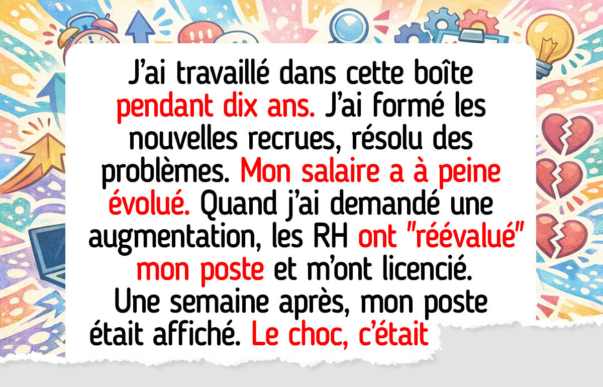 Les RH m’ont licencié après que j’ai demandé une augmentation — dix ans de loyauté n’ont rien valu