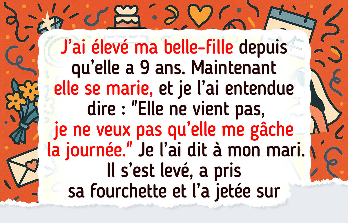Ma belle-fille a choisi sa “vraie mère” pour son mariage, et la réaction de mon mari m’a bouleversée