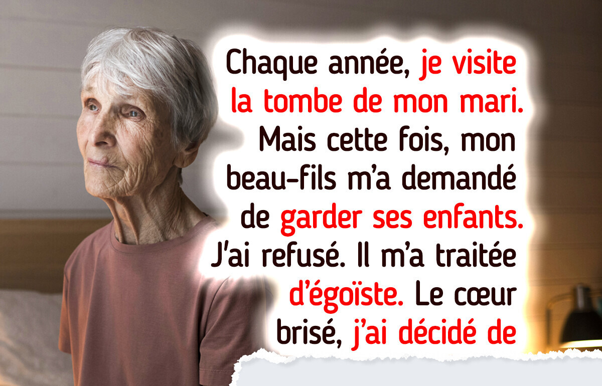 Mon beau-fils a bafoué la mémoire de mon mari, j’ai dû poser des limites claires Mon beau-fils a bafoué la mémoire de mon mari, j’ai dû poser des limites claires