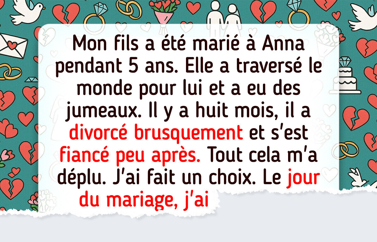 Mon fils a quitté sa famille pour une autre, alors je lui ai donné une leçon qu’il n’oubliera pas
