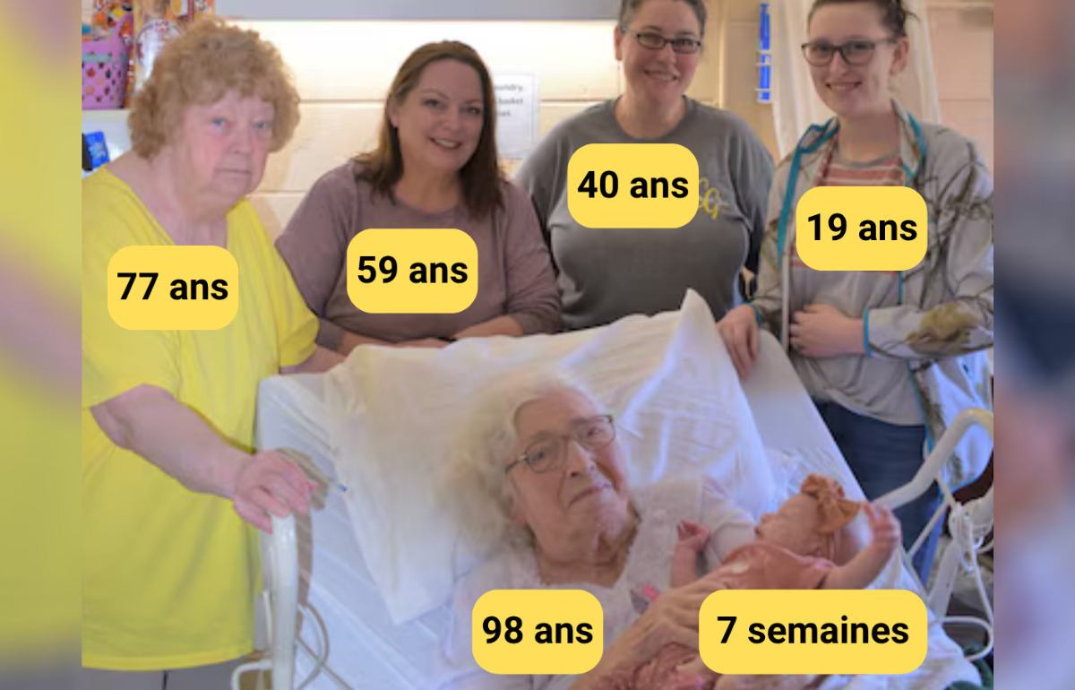 À 98 ans, elle voit sa famille atteindre six générations et plus de 600 descendants