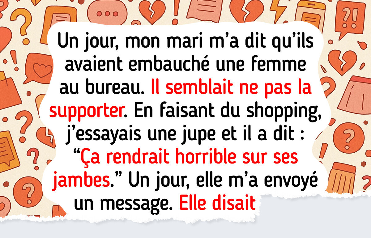 Mon mari n’arrêtait pas de se plaindre de sa collègue — la vérité était bien pire que ce que je pensais Mon mari n’arrêtait pas de se plaindre de sa collègue — la vérité était bien pire que ce que je pensais