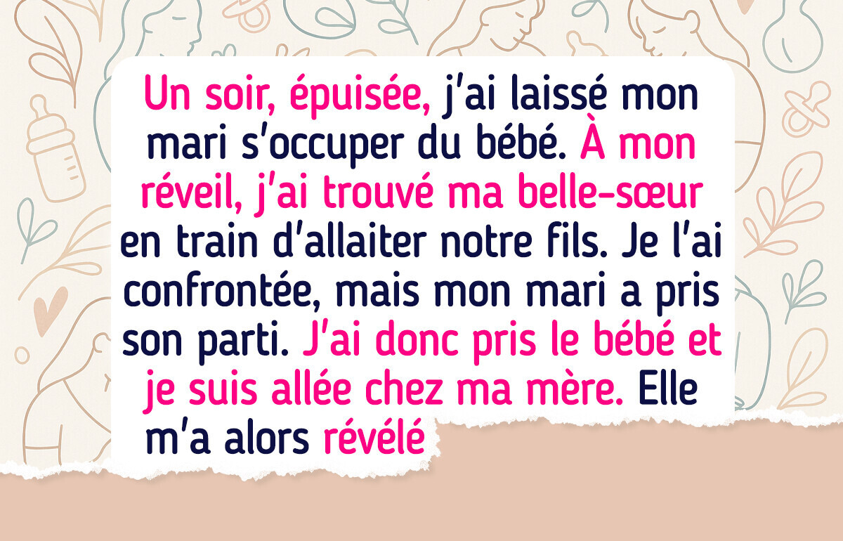 Mon mari a laissé sa sœur allaiter notre nouveau-né, mais la vérité est bien plus troublante