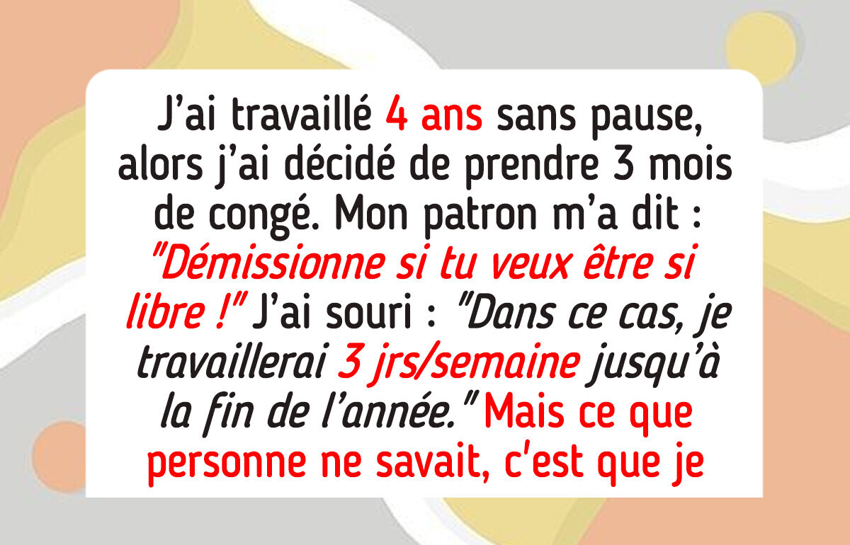 On m’a refusé mes congés, alors j’ai donné une leçon aux RH On m’a refusé mes congés, alors j’ai donné une leçon aux RH