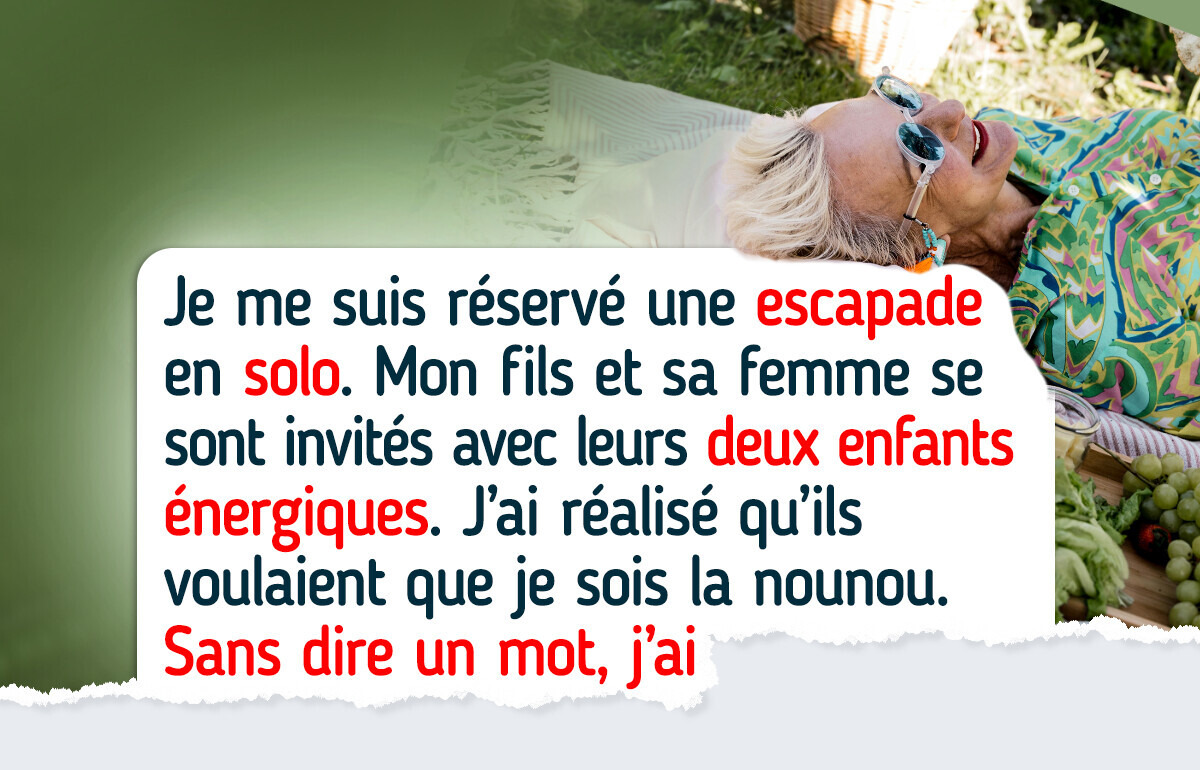 J'aime mes petits-enfants mais je ne sacrifierai pas mes vacances pour eux J'aime mes petits-enfants mais je ne sacrifierai pas mes vacances pour eux