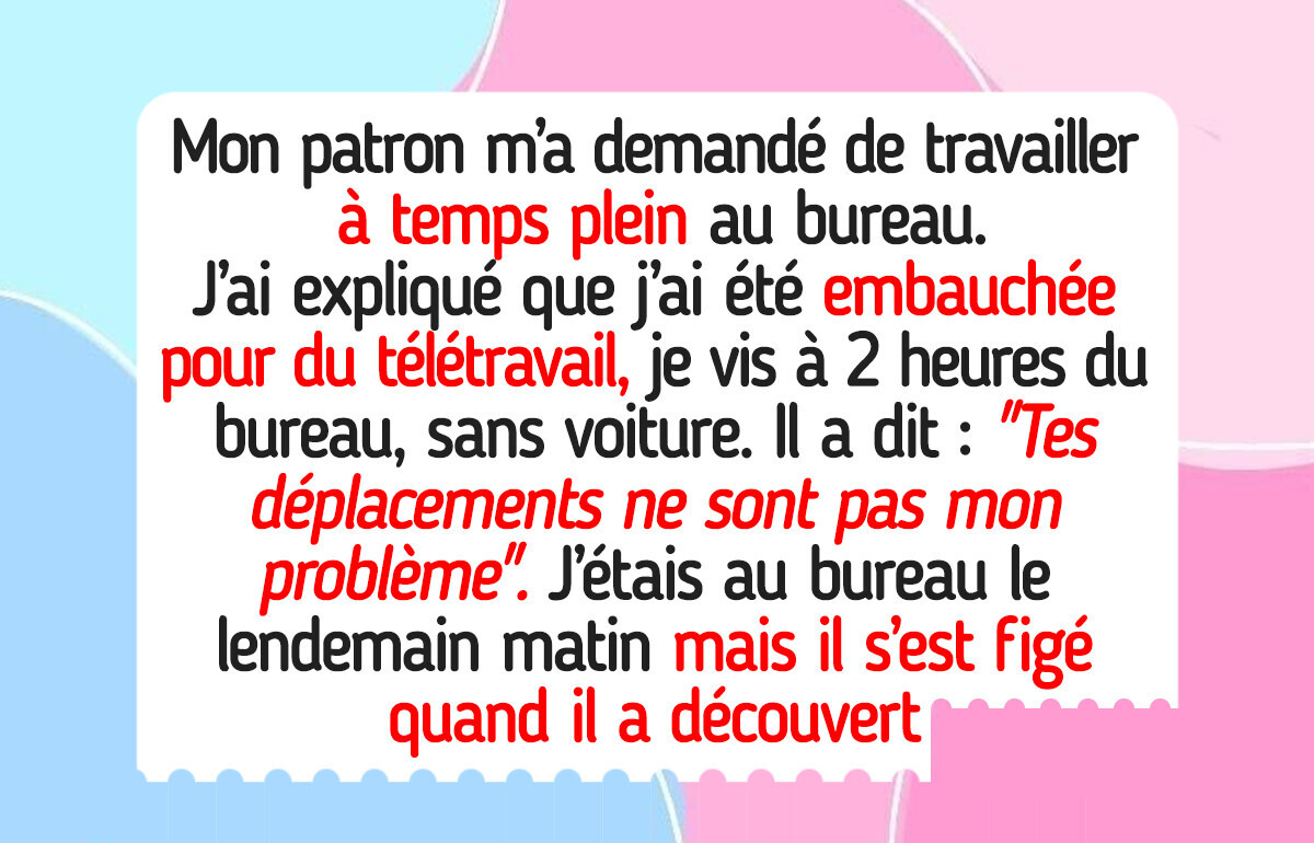 J’ai refusé de travailler au bureau après avoir été embauchée en télétravail : mon patron en a parlé aux RH