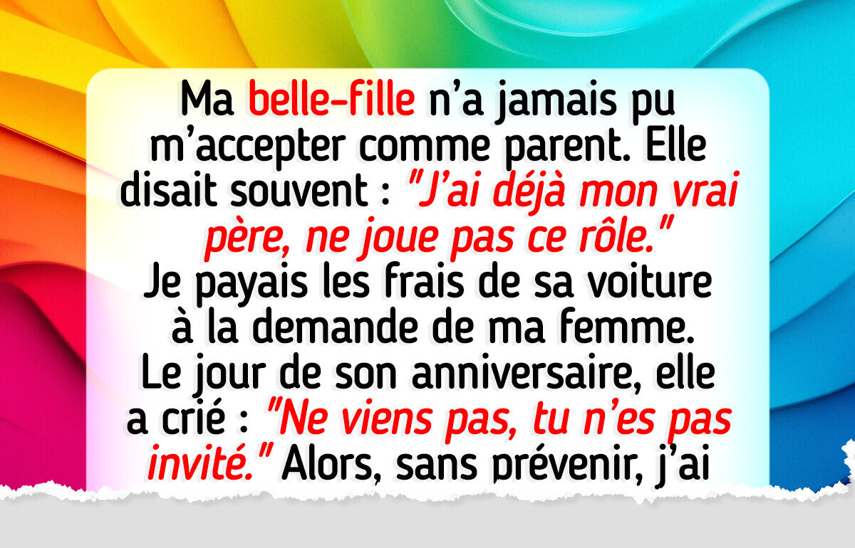 Je ne pouvais plus supporter l’attitude de ma belle-fille, alors je lui ai donné un retour à la réalité Je ne pouvais plus supporter l’attitude de ma belle-fille, alors je lui ai donné un retour à la réalité