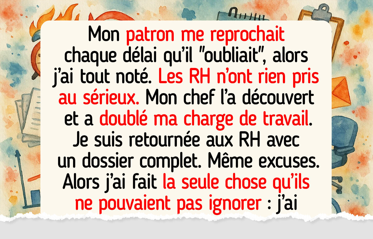 J’ai signalé mon patron — les RH n’ont rien fait jusqu’à ce que je fasse un geste tout simple