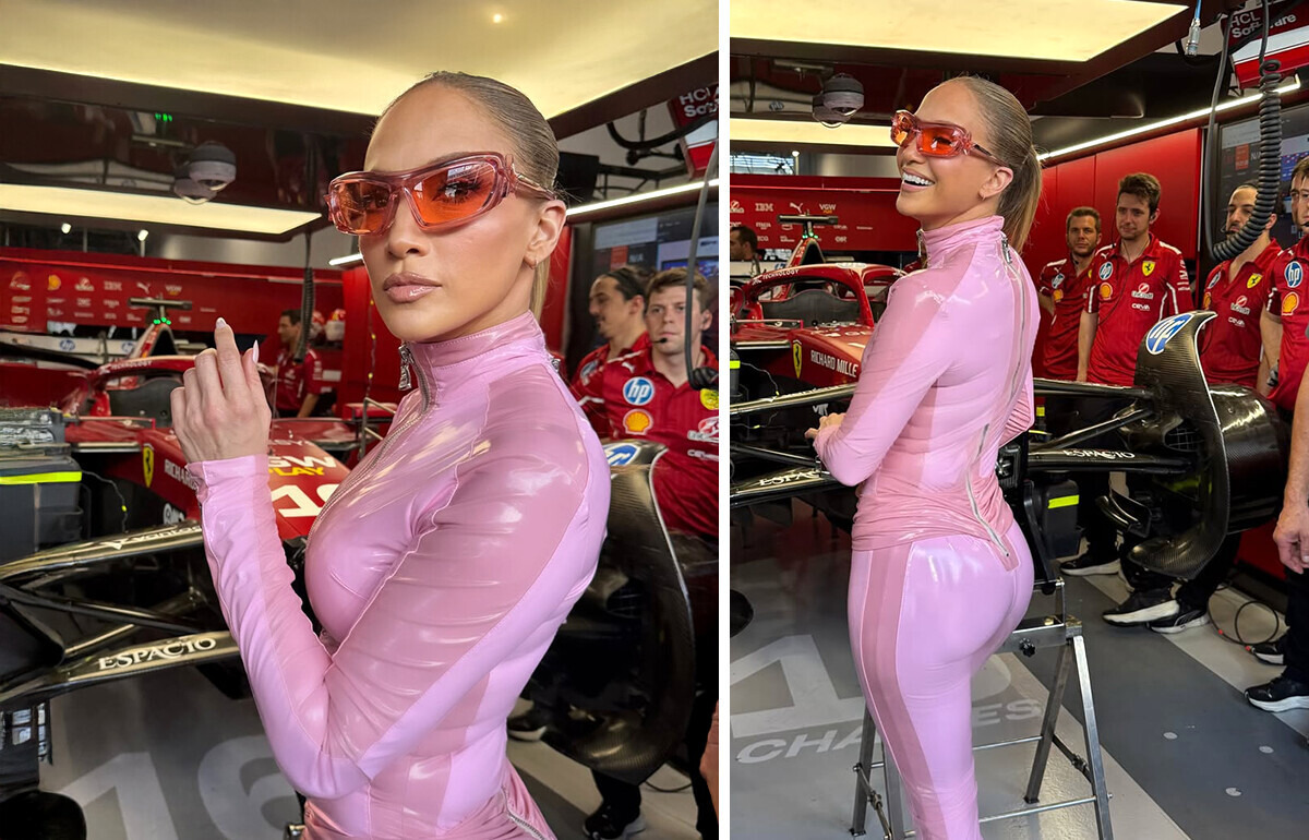 J.Lo pose dans une tenue moulante très osée dans un garage et un détail surprend les internautes