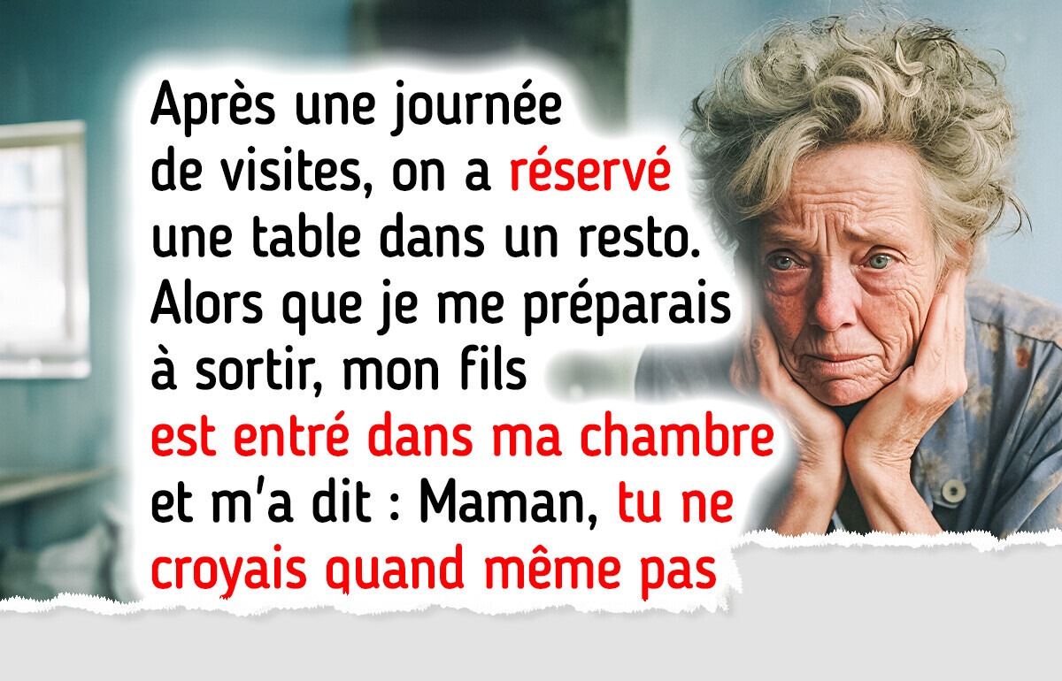 Je suis partie en plein voyage familial à cause d’un ultimatum humiliant que mon fils m’a lancé