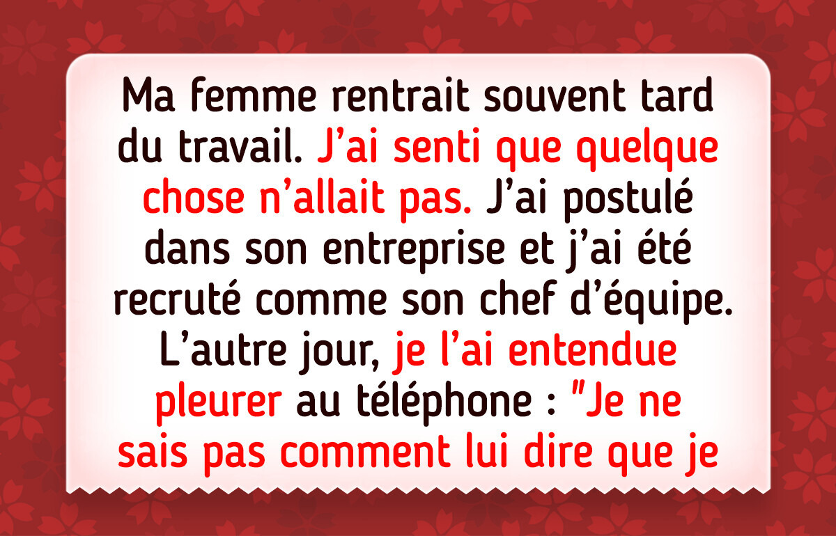 J’ai décroché un poste dans l’entreprise de ma femme et découvert un terrible secret J’ai décroché un poste dans l’entreprise de ma femme et découvert un terrible secret