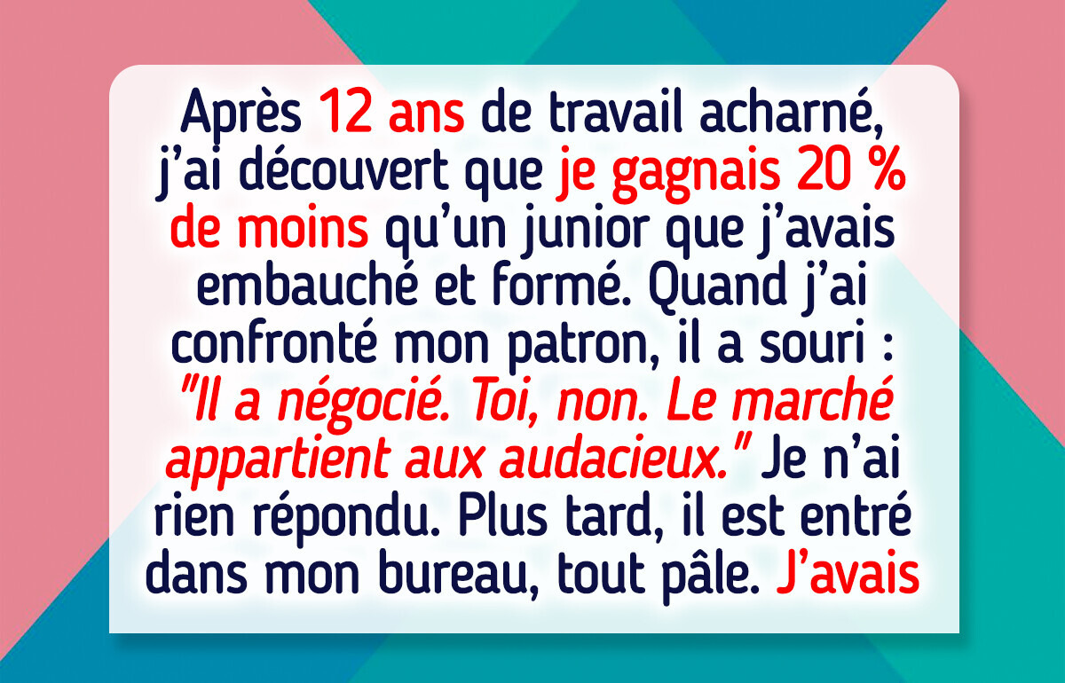 J’ai refusé de toucher un salaire plus bas qu’une nouvelle recrue ; je ne fais pas du bénévolat J’ai refusé de toucher un salaire plus bas qu’une nouvelle recrue ; je ne fais pas du bénévolat