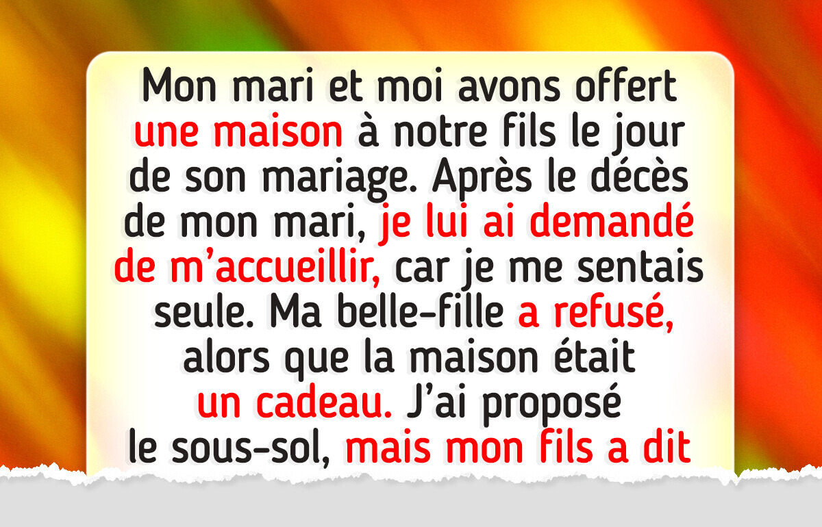 Mon fils m’a rejetée quand j’avais le plus besoin de lui, après tout ce que j’ai fait pour lui Mon fils m’a rejetée quand j’avais le plus besoin de lui, après tout ce que j’ai fait pour lui