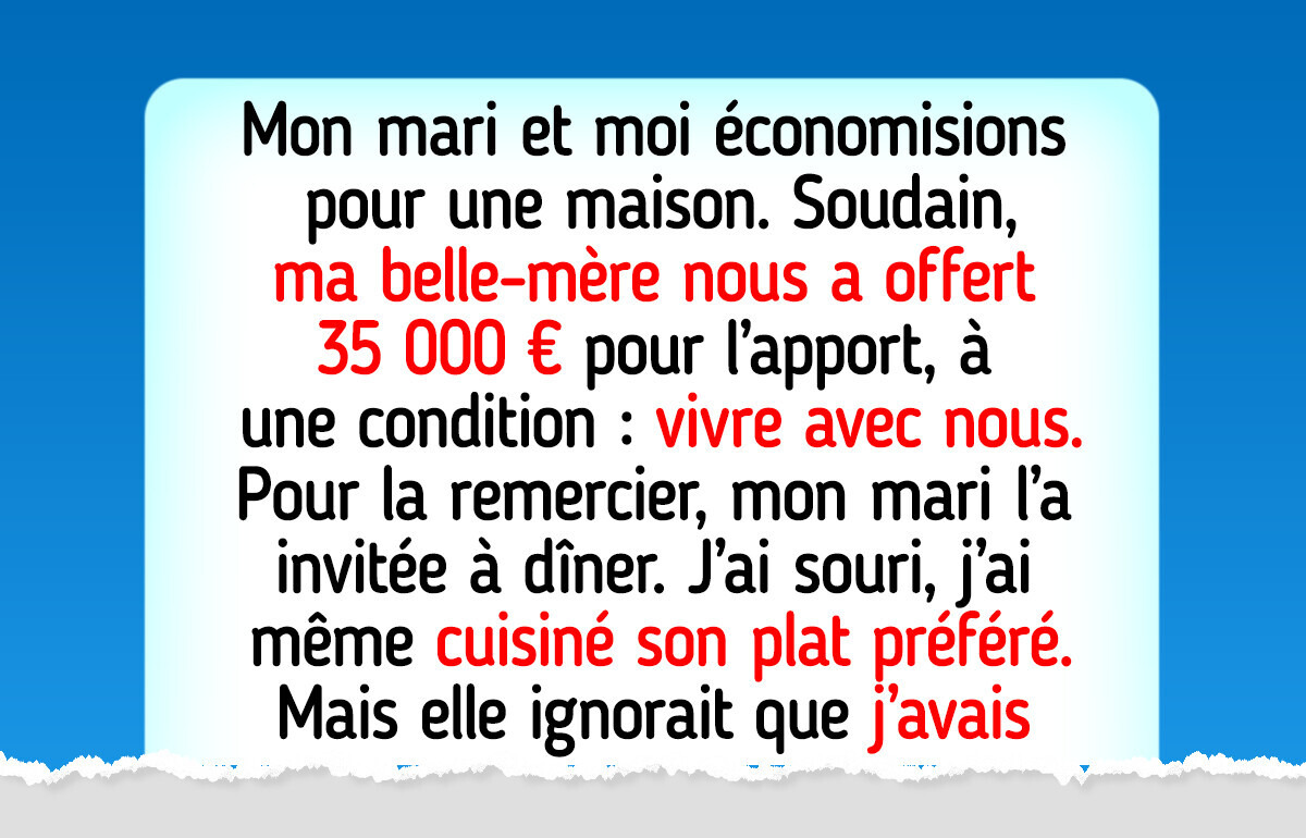 Ma belle-mère m’a piégée avec un “don” de 35 000 €, mais je lui ai fait regretter