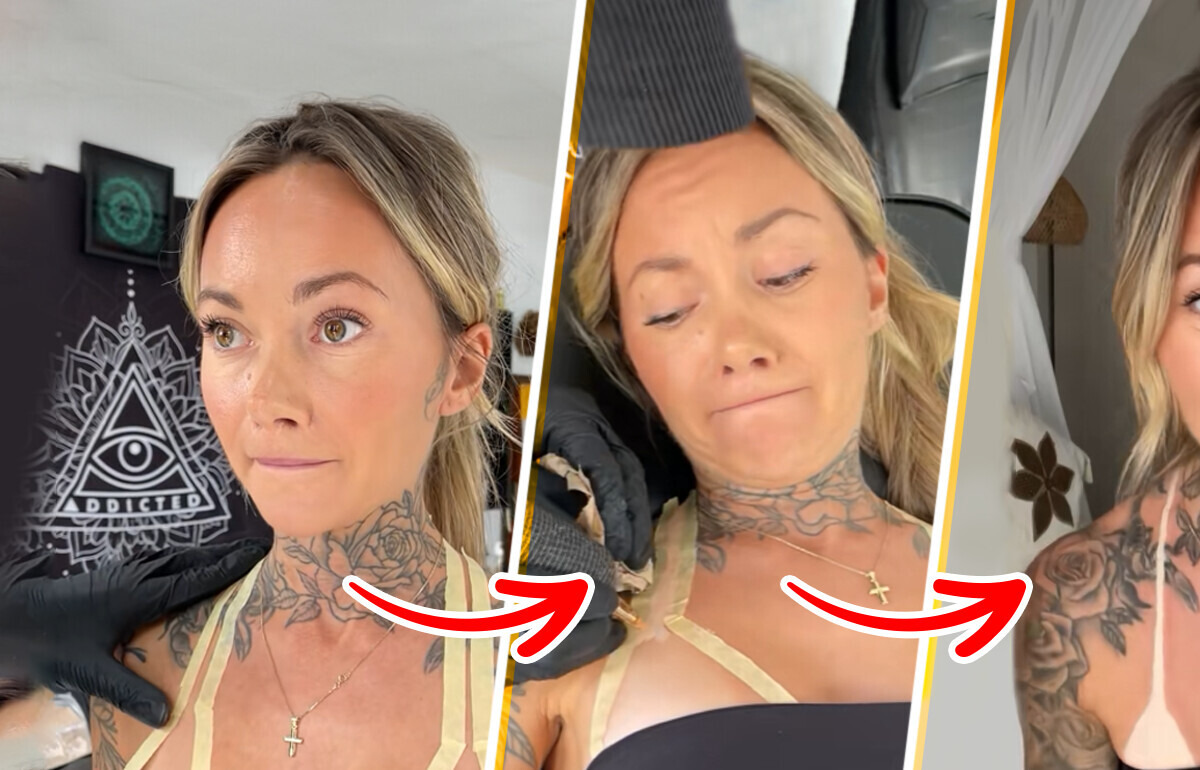 Une femme s’est fait tatouer son maillot de bain pour rester bronzée toute l’année, mais il y a un rebondissement Une femme s’est fait tatouer son maillot de bain pour rester bronzée toute l’année, mais il y a un rebondissement