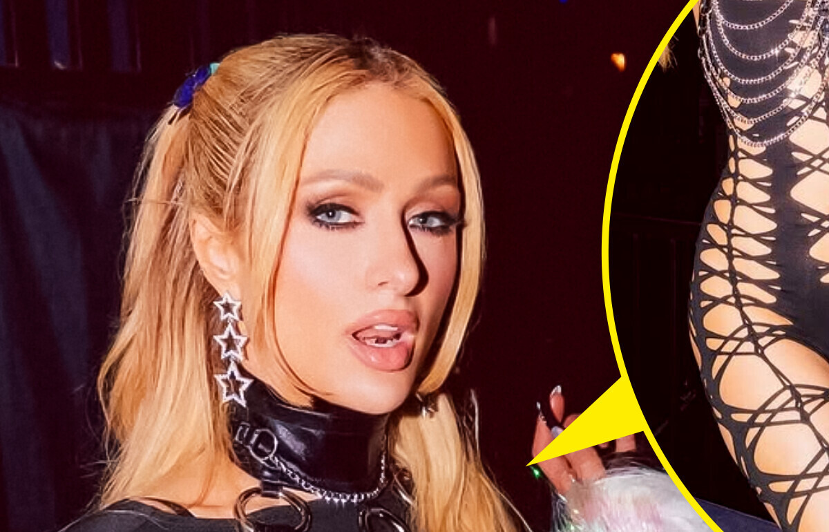 Les fans ont tout un tas de questions à la vue de Paris Hilton dans son catsuit osé