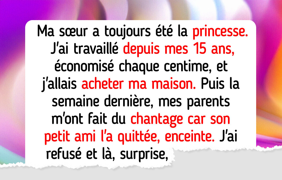 Ma famille exige que je renonce à ma première maison — parce que ma sœur est enceinte